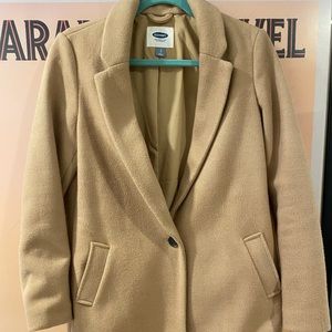 EUC Camel Car Coat